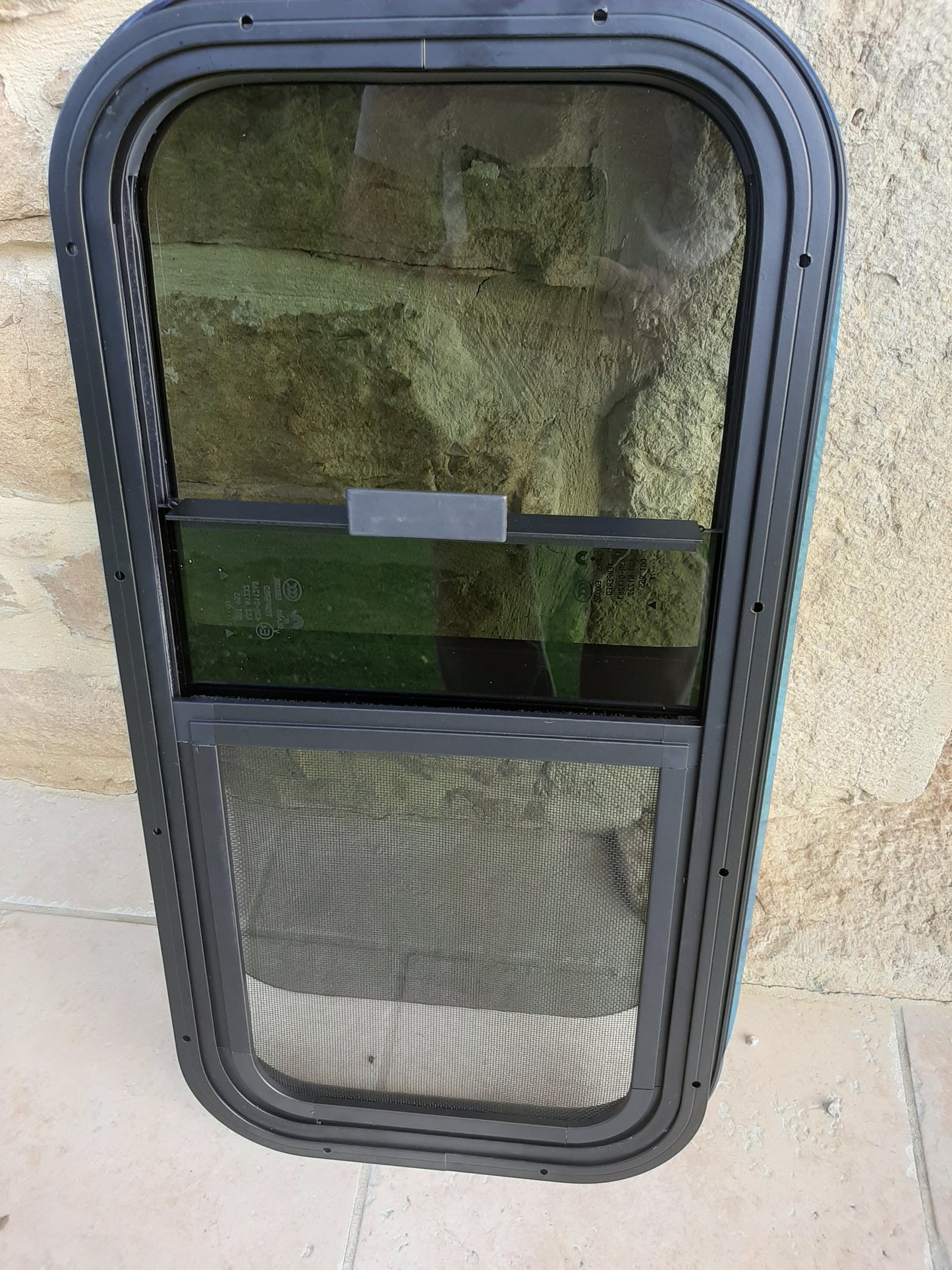 Baie coulissante pour fourgon, camipng car 600 x 300