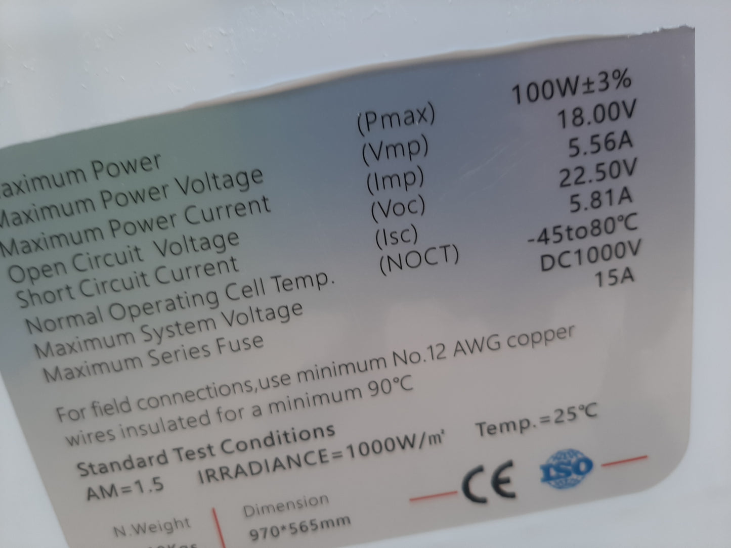 Lot de 2 panneaux solaires SOUPLES x 100w = 200w SOUPLES