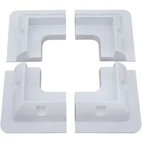 Fixation plastique 4 coins