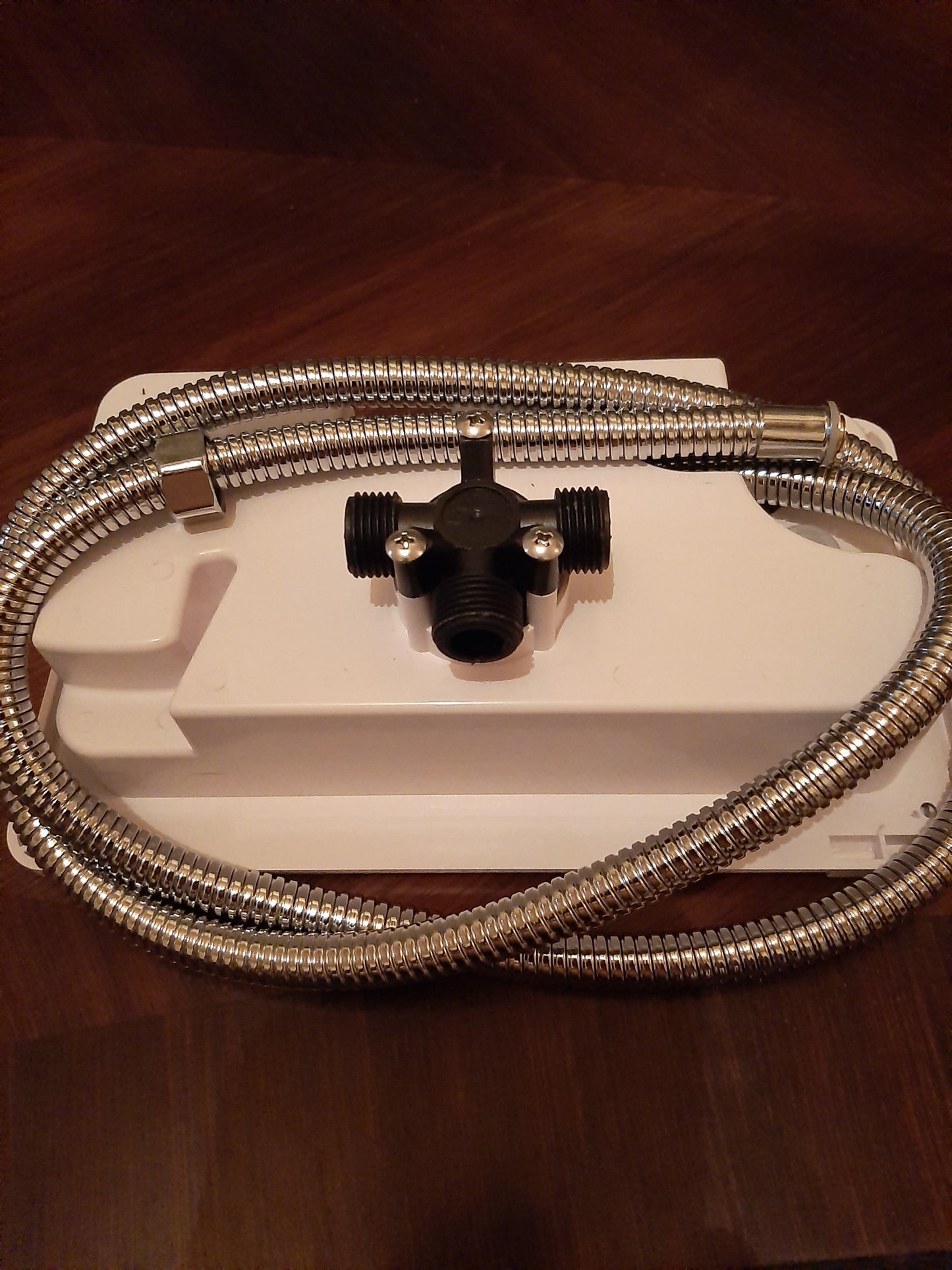 Coffret douche c 1 robinet blanc