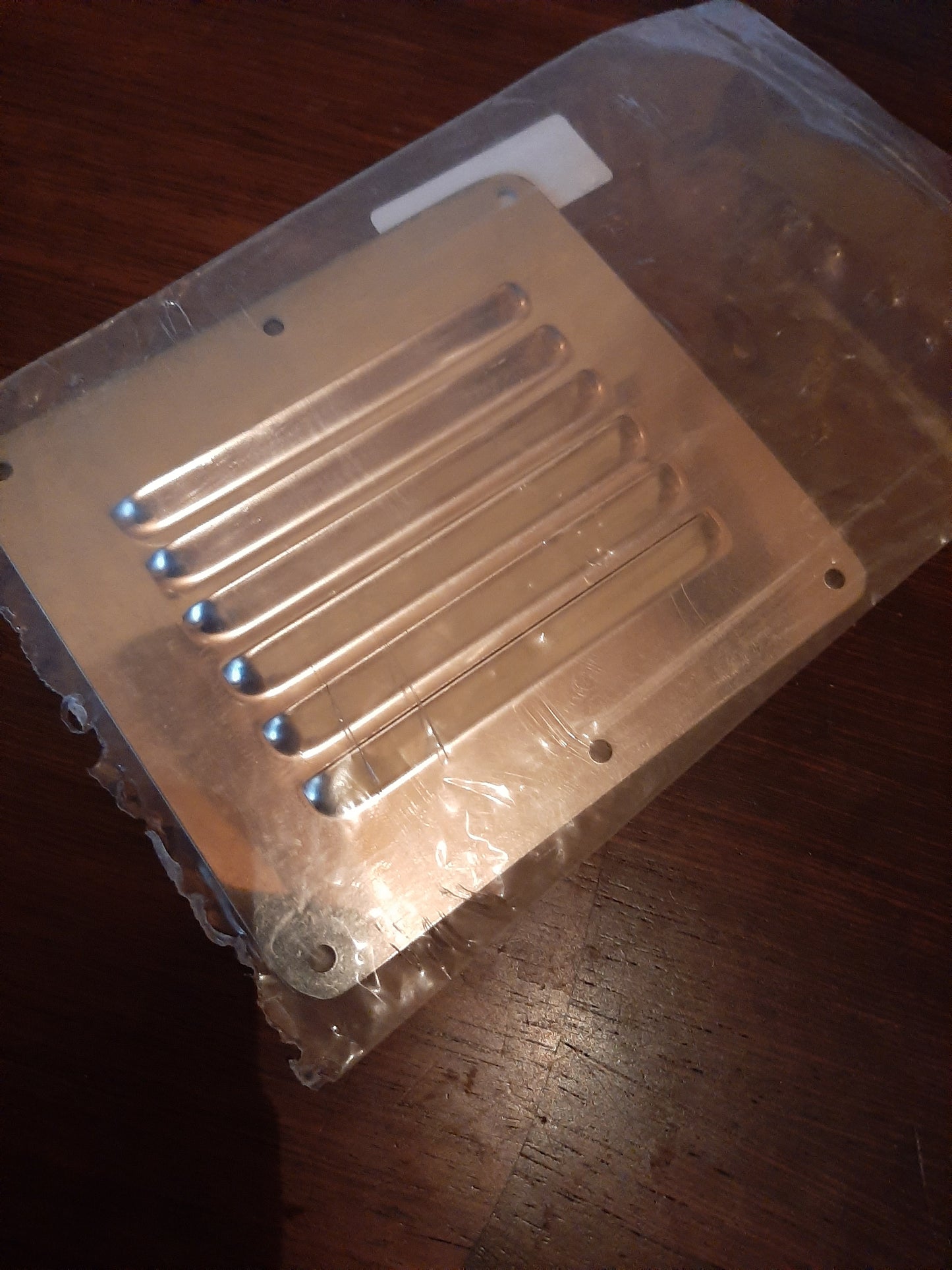 Grille ventilation carré inox