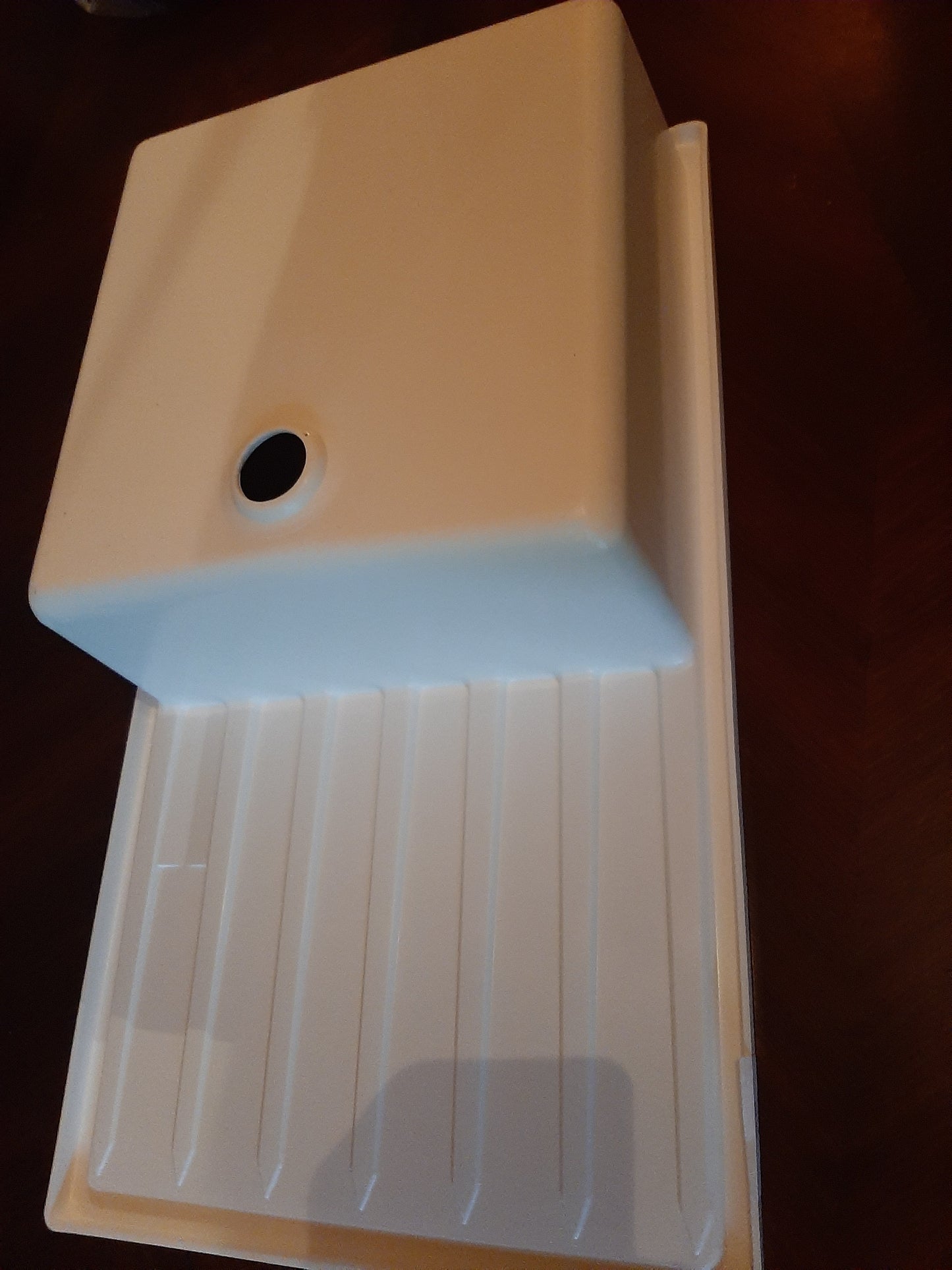 Évier ABS avec égouttoir et bonde