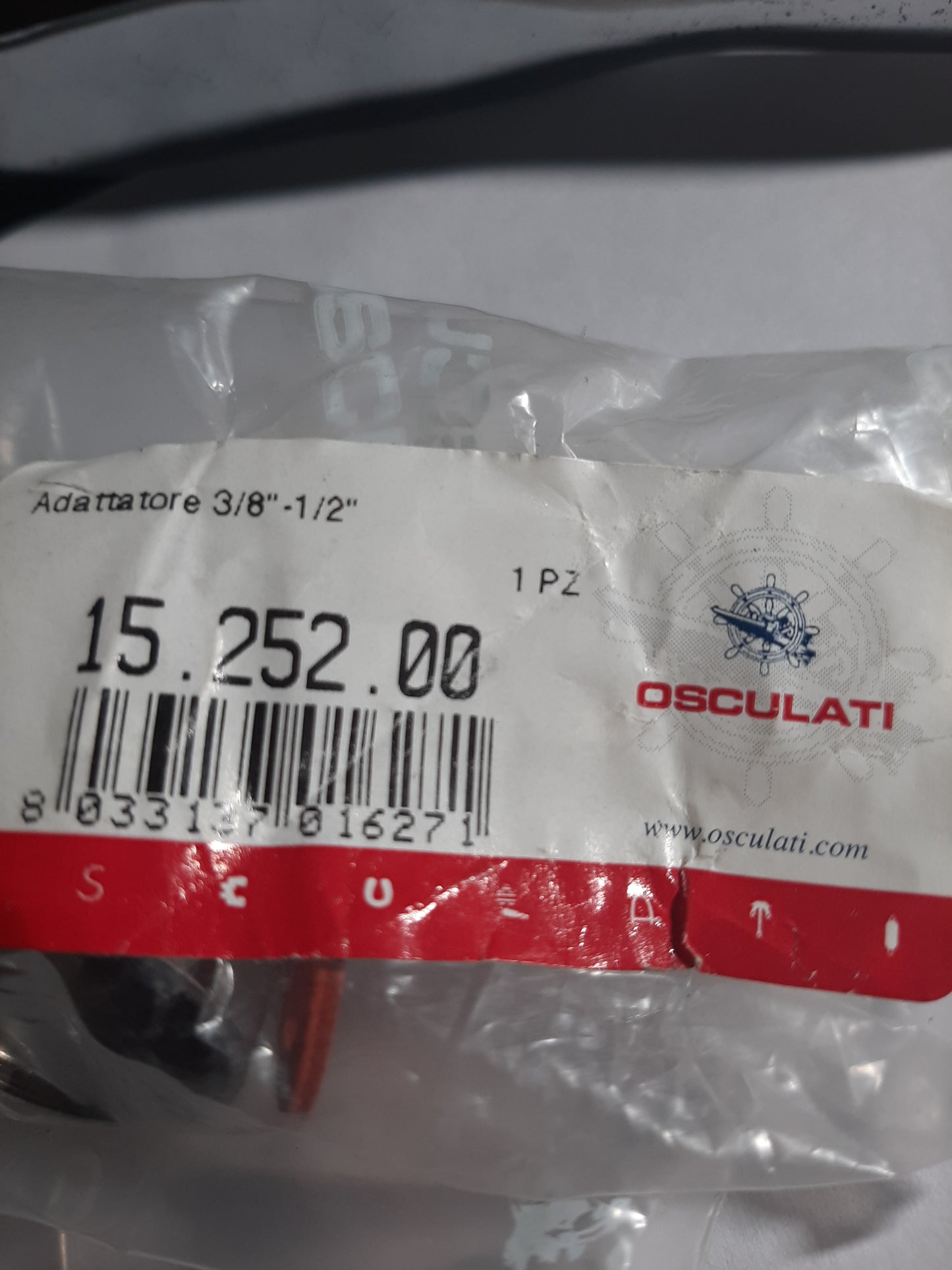 Réducteur pas de vis 3/8 1/2 Osculati
