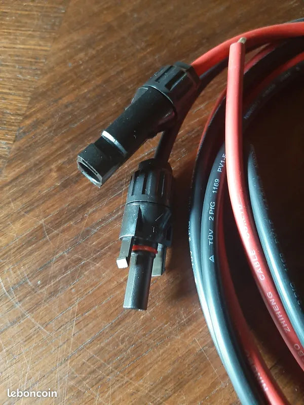 Câble 2m fiche MC4