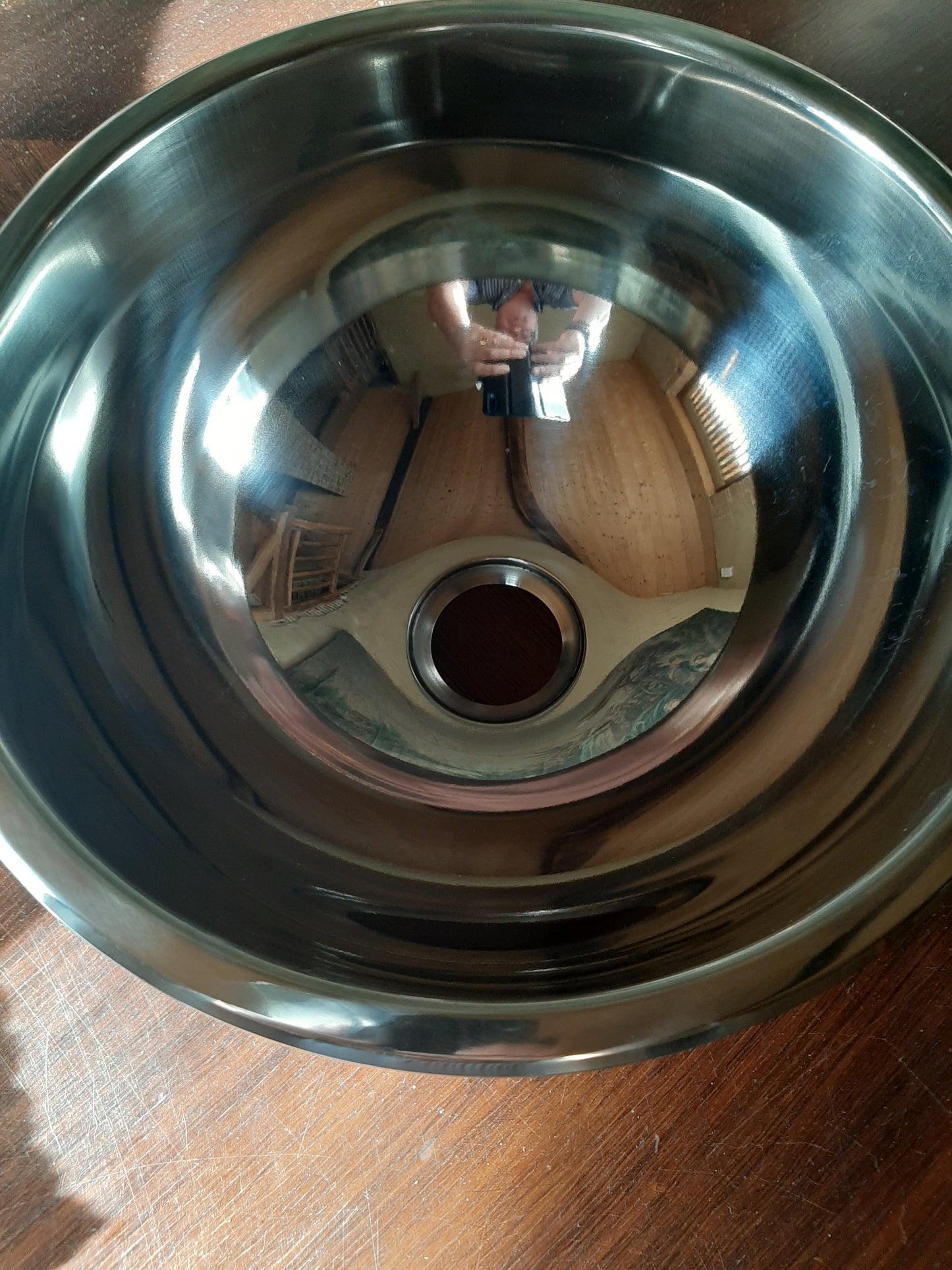 Évier rond diamètre 26cm interieur