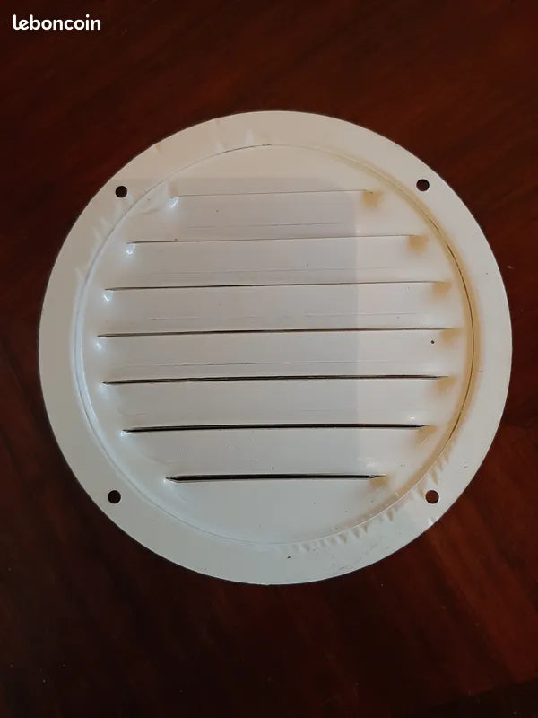 Grille ventilation ronde inox