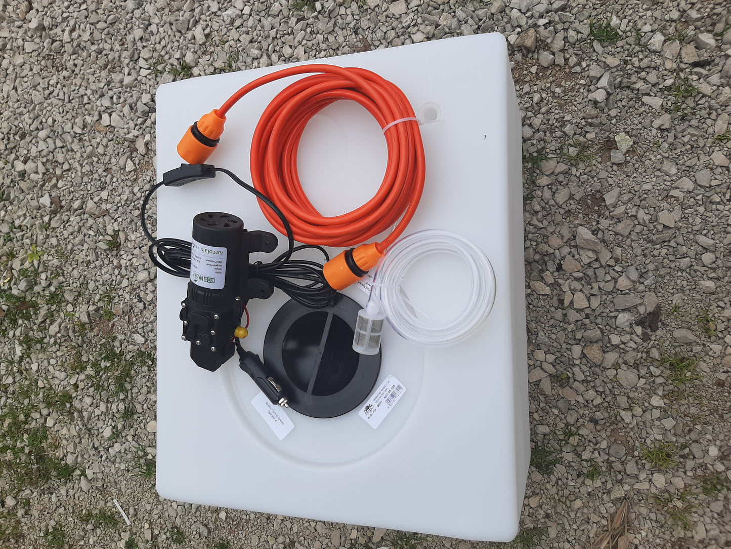 Ensemble réservoir 48 l et kit douche