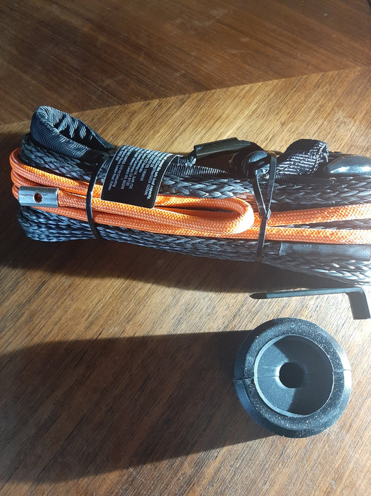 Corde synthétique pour treuil quad ou voiture jusqu'à 3500LBS