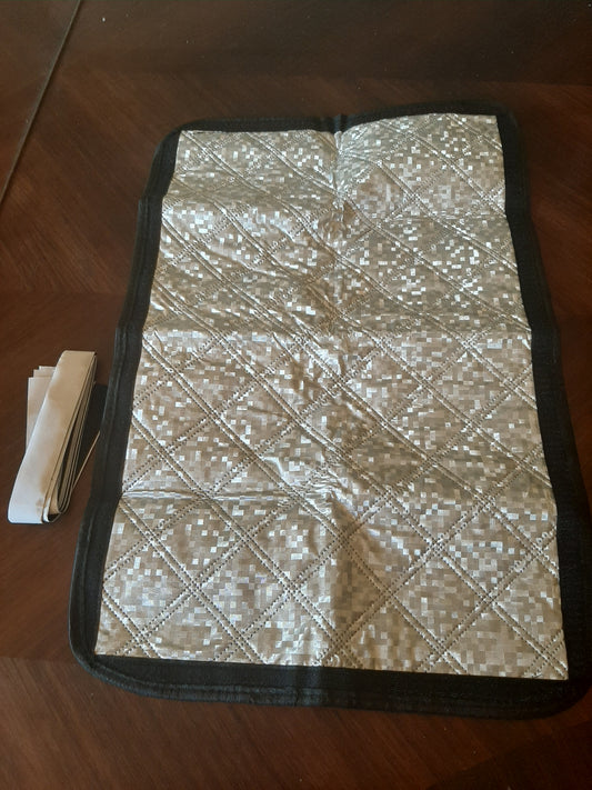 Protection thermique pour porte de camping car, caravane