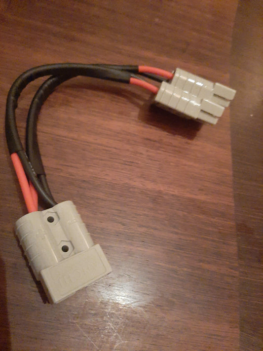 Connexion cables avec fiches 50A