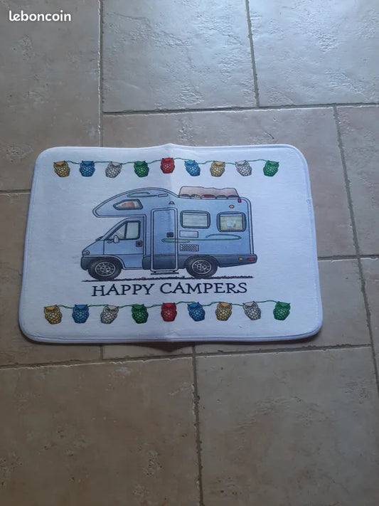 Tapis de salle de bain camping car ou fourgon